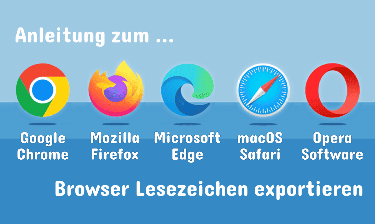 Lerne, wie du deine Lesezeichen in Chrome, Firefox und Edge einfach exportieren kannst.
